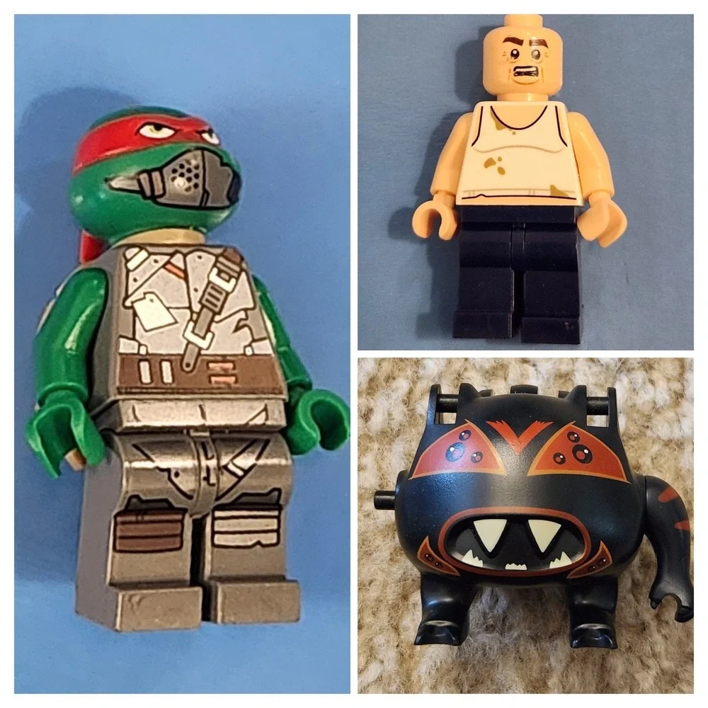 Mutant Ninja Turtles Minifigure Lot Of 3 LEGO